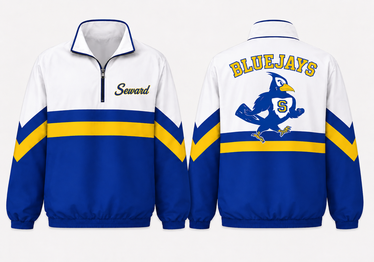 Seward Bluejays Windbreaker