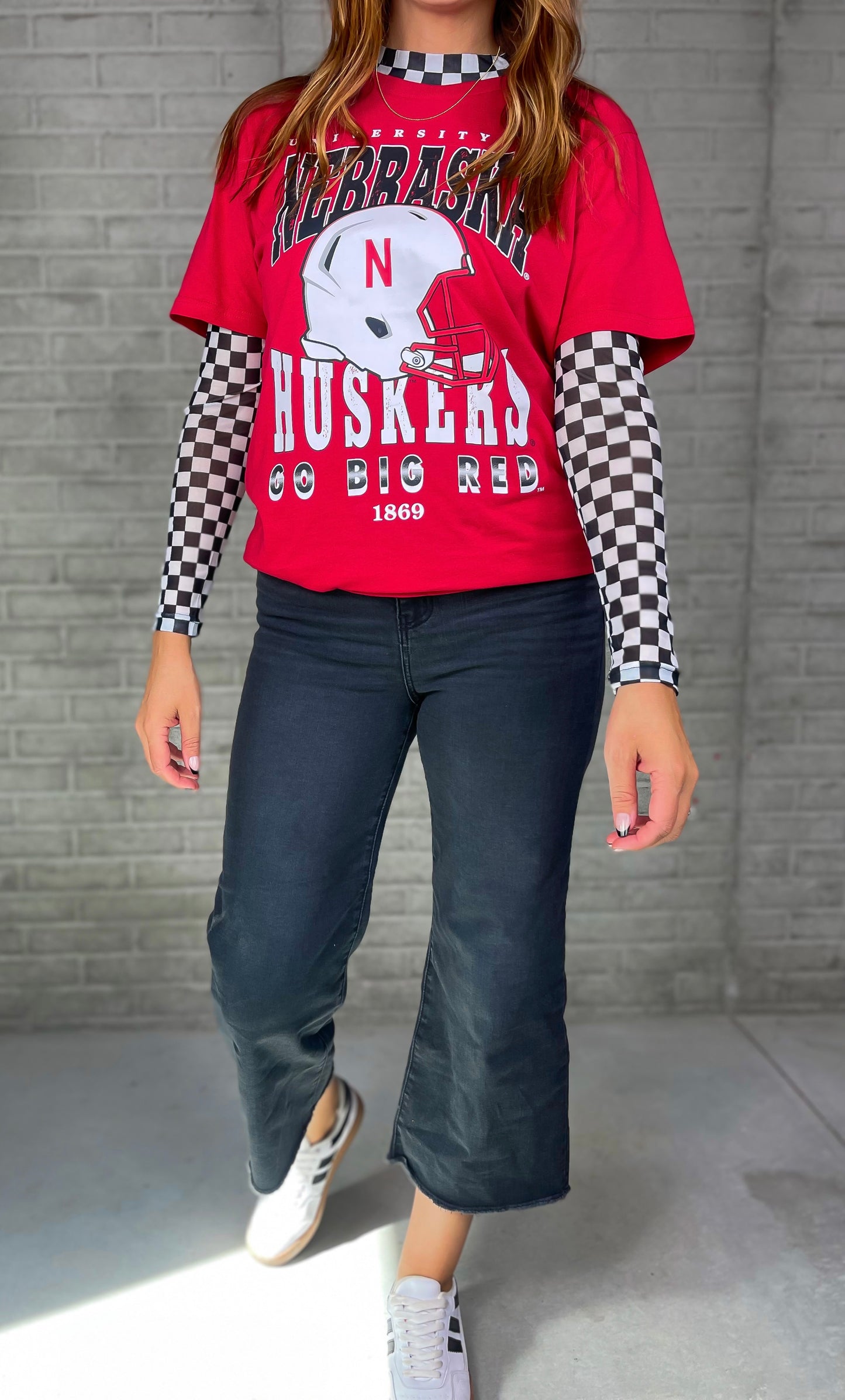 Nebraska Murray Hippie Comfort Red Tee