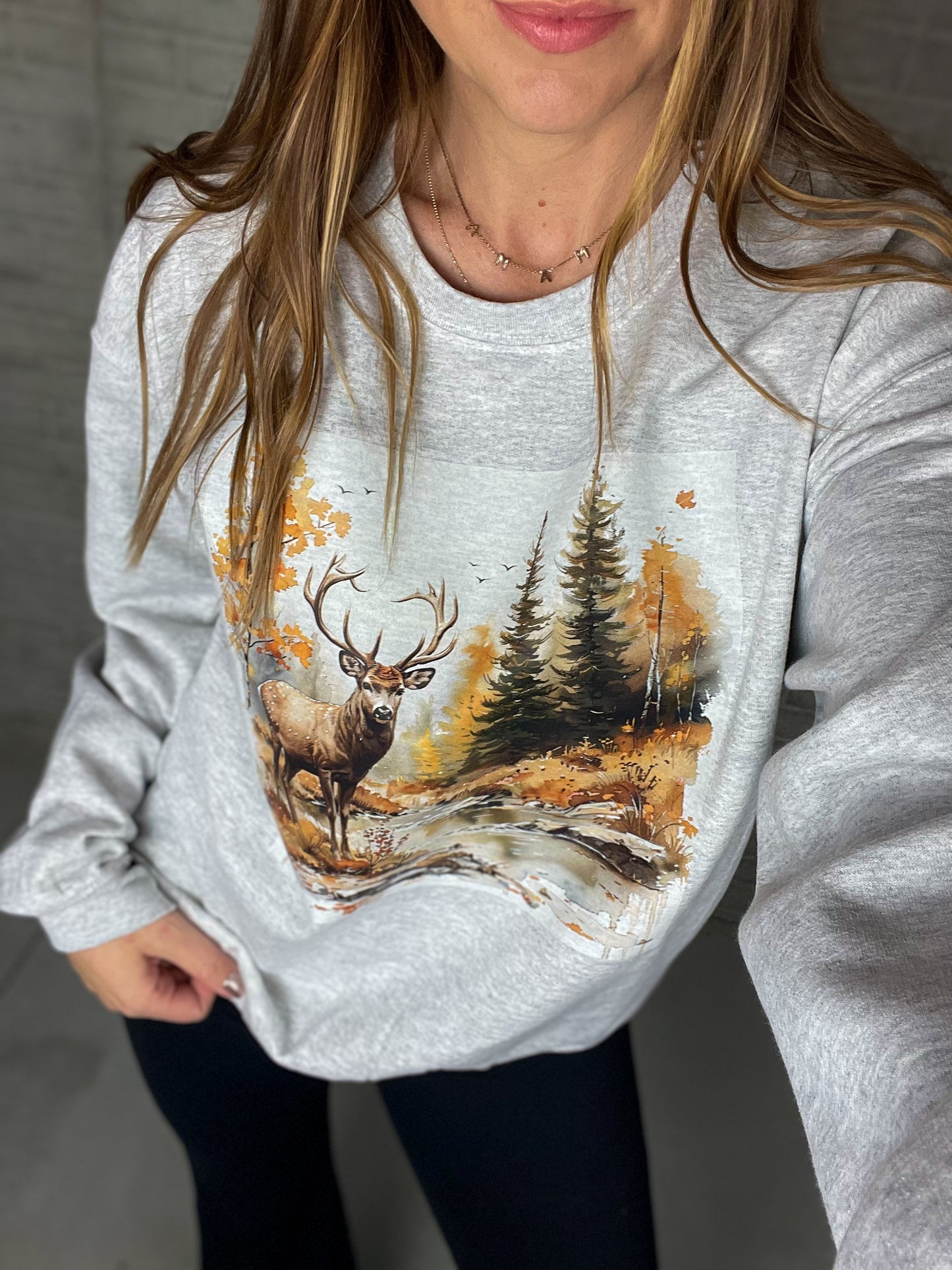Wilderness Deer Crewneck