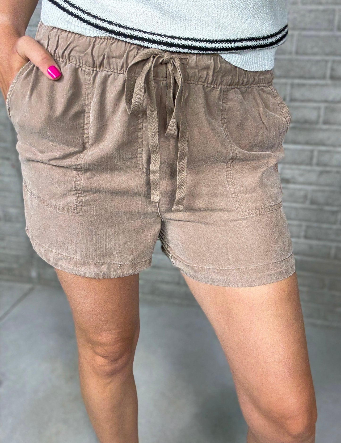 Carmel Tencel Shorts