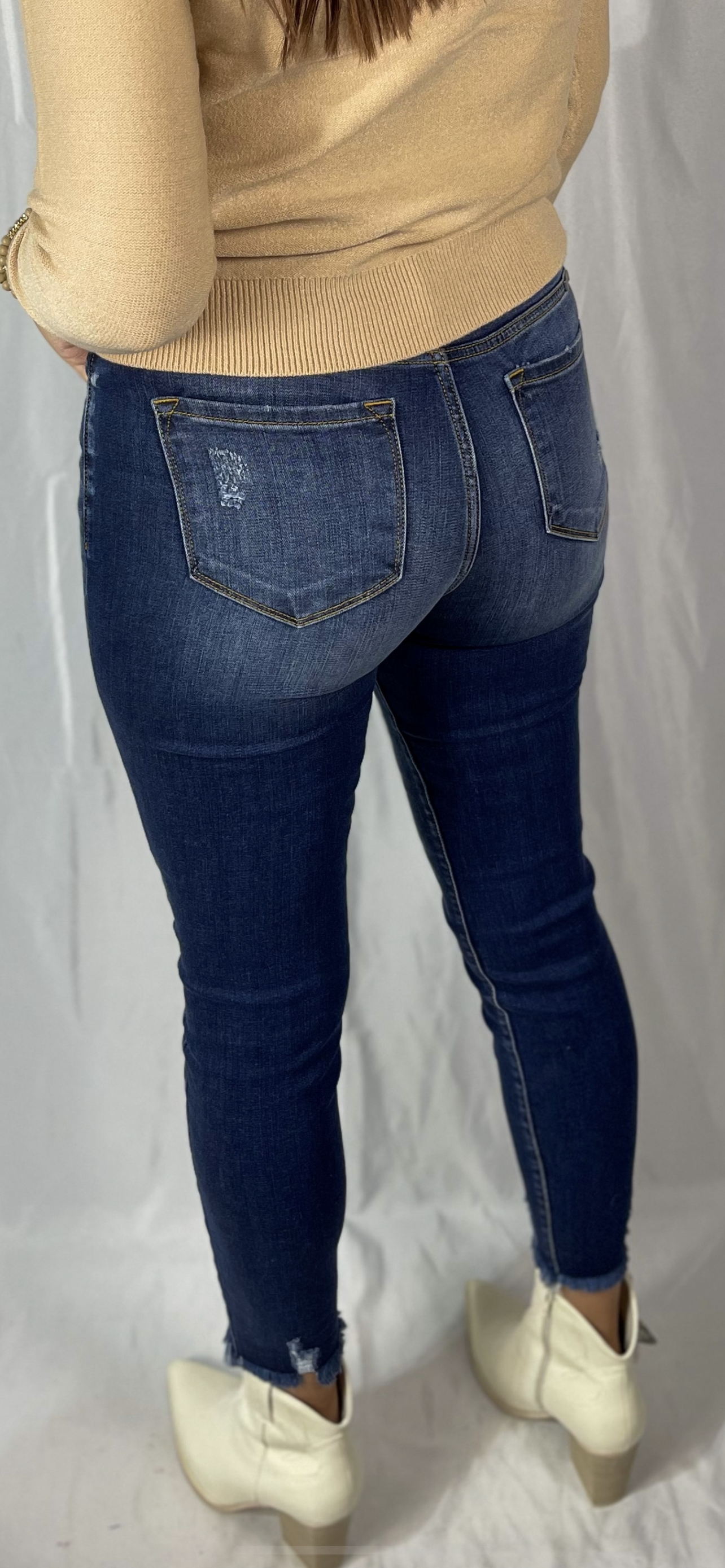 Time For Change Dark Wash Skinny Jeans