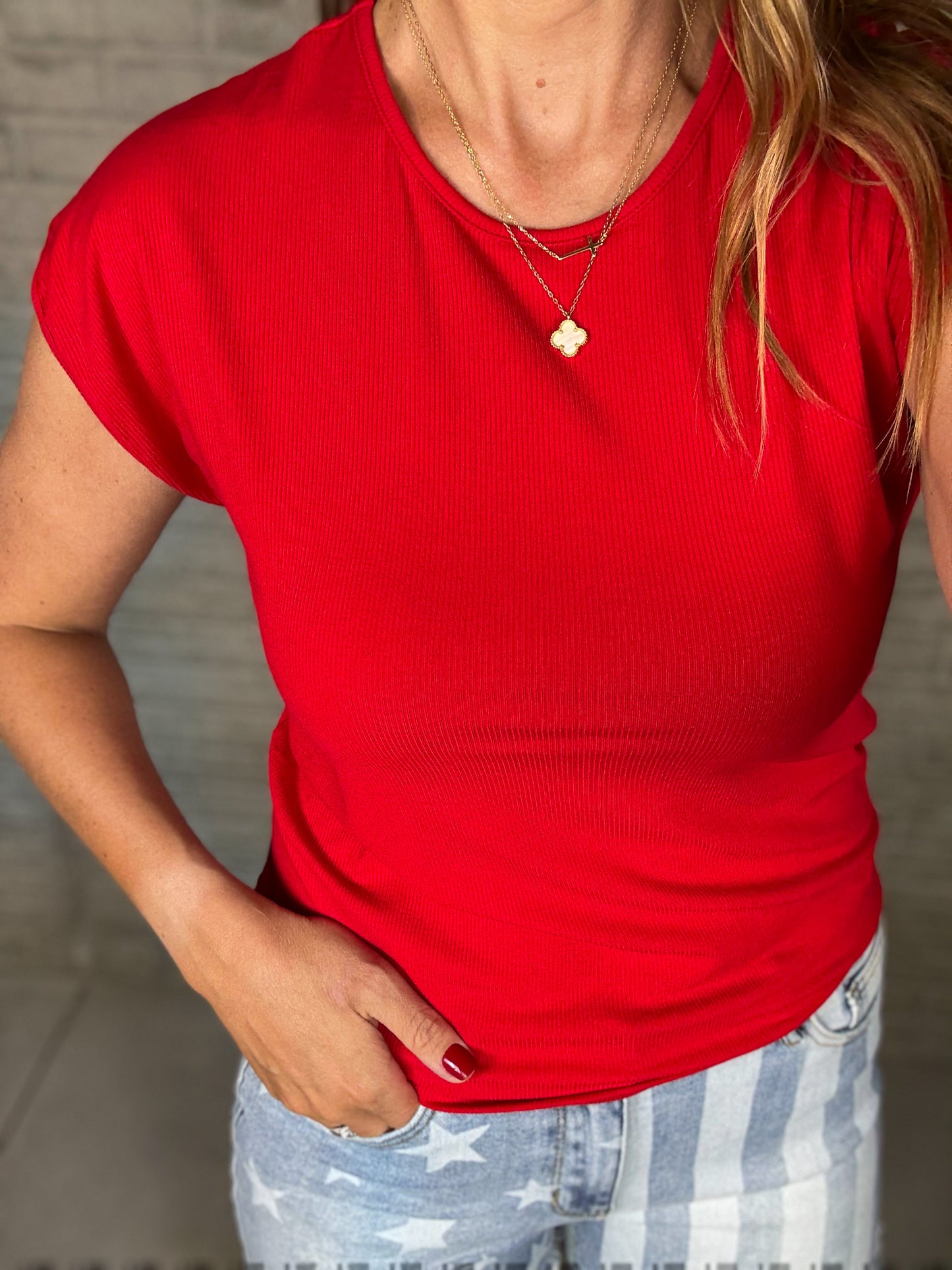 Red Basic Top