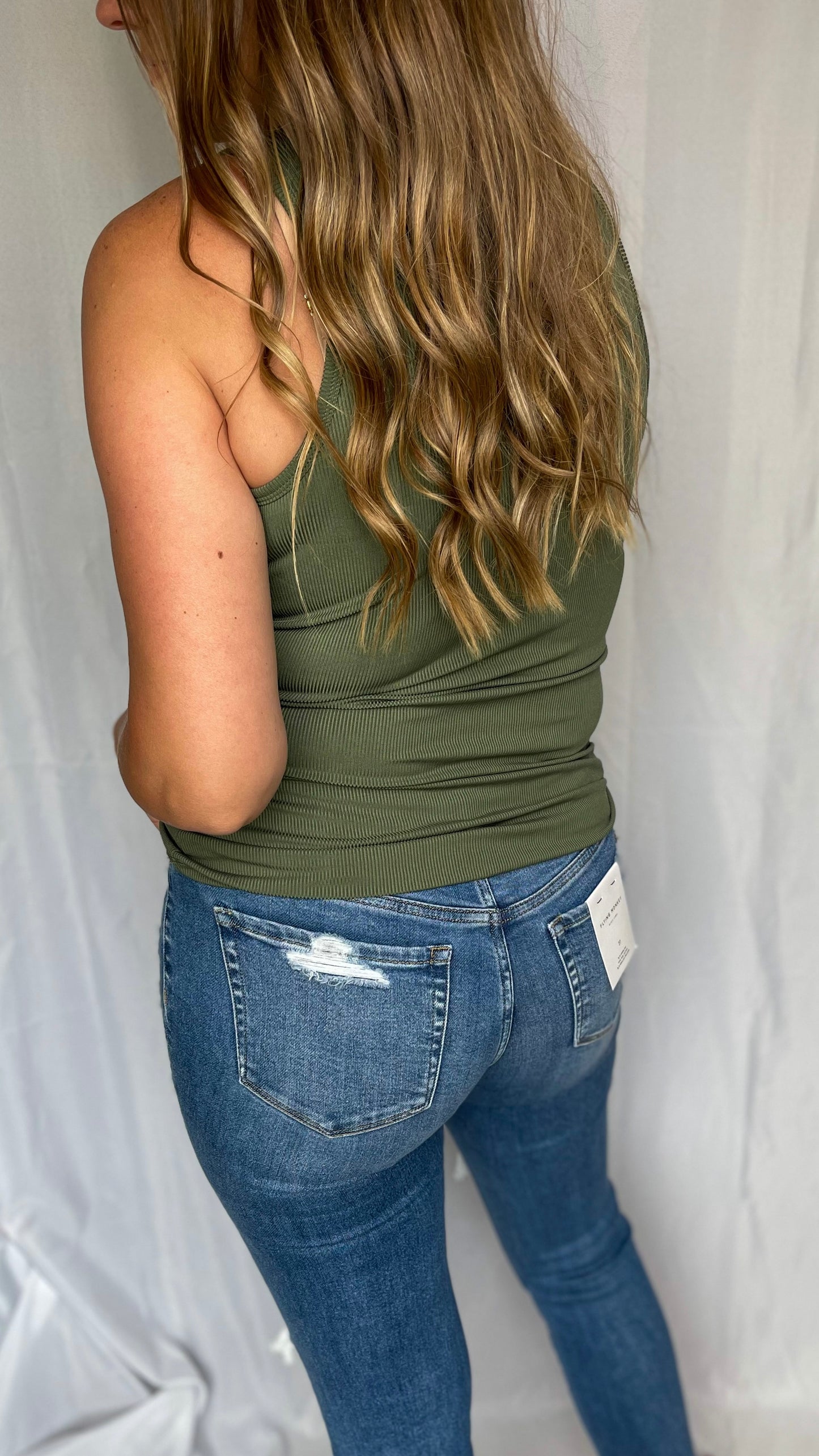 Anything Goes Olive Tank