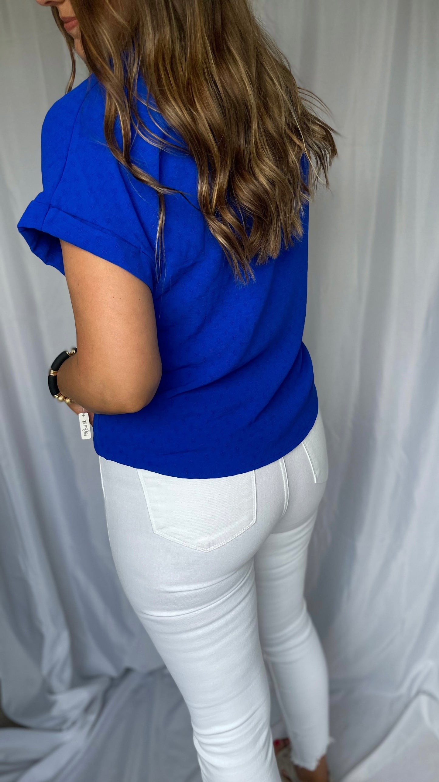 By The Water Royal Blue Top