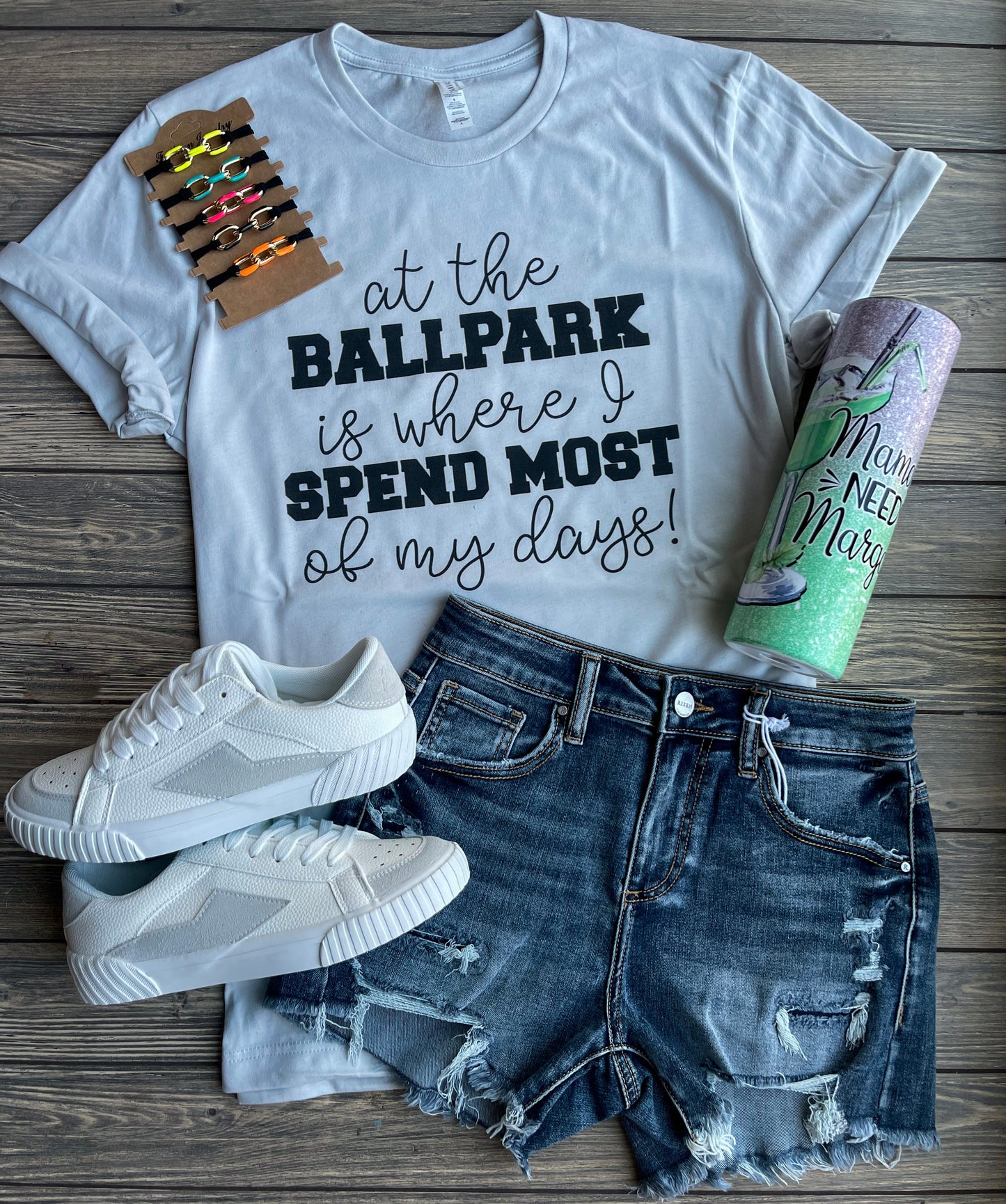 At The Ballpark Is Where I Spend Most Of My Days Tee
