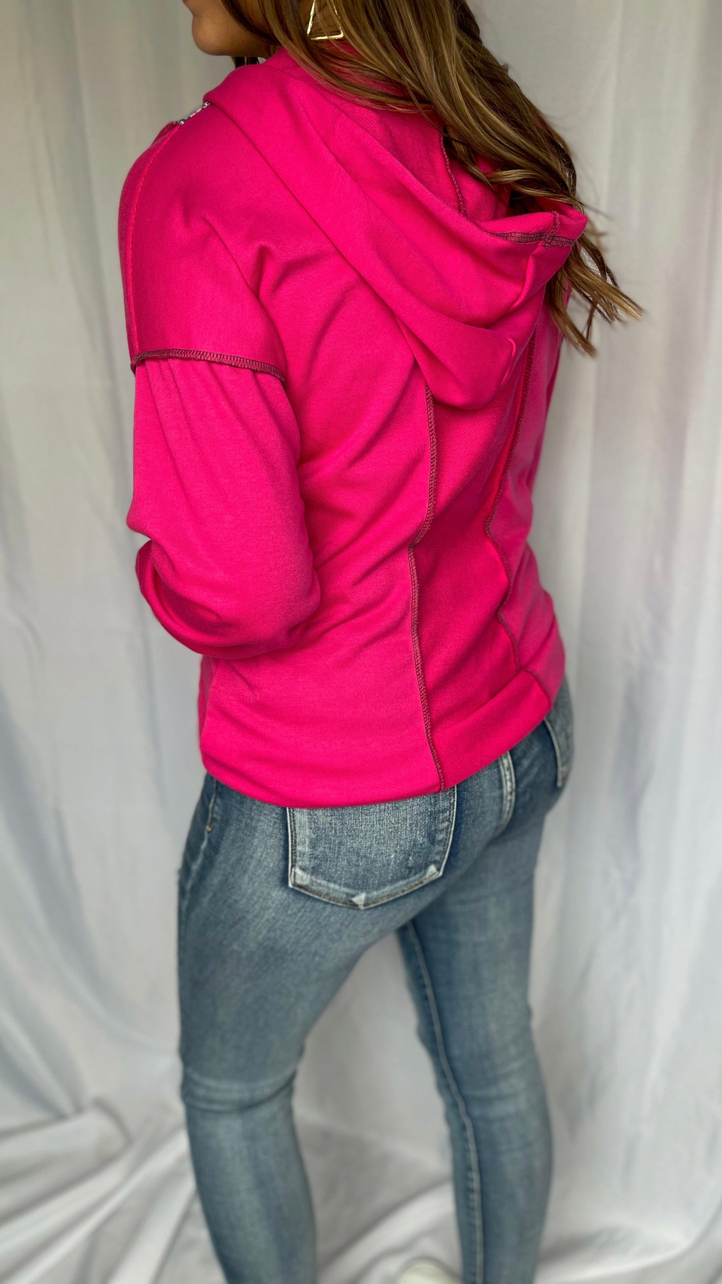 Shine Bright Pink Hoodie