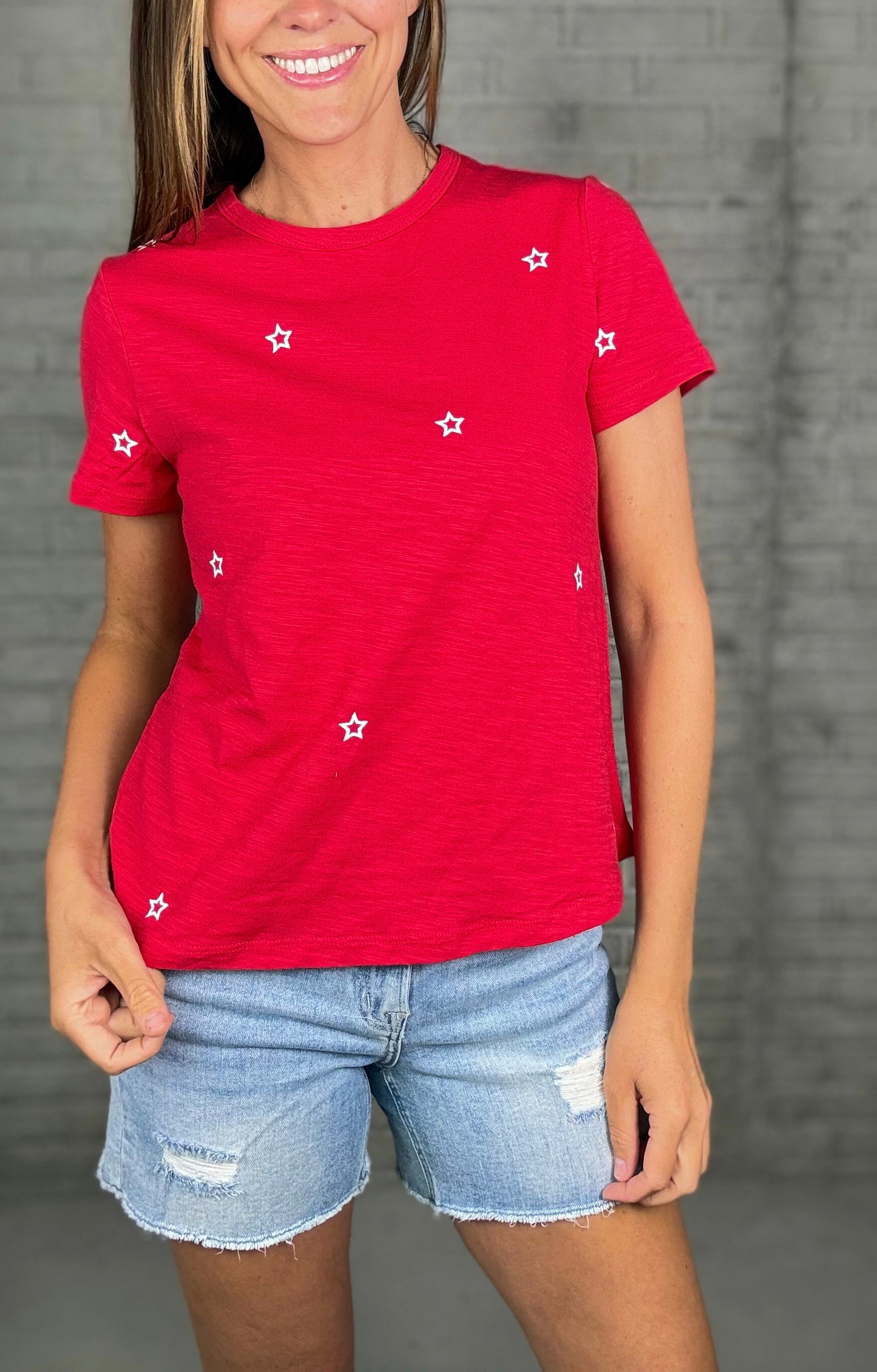 Star Embroidered Tee
