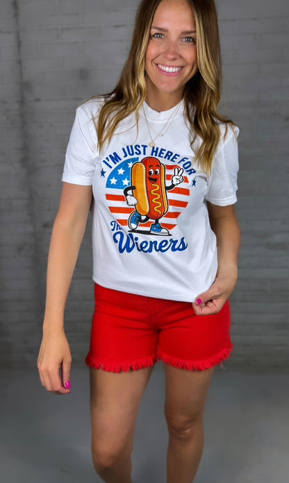I’m Just Here For The Wieners Tee