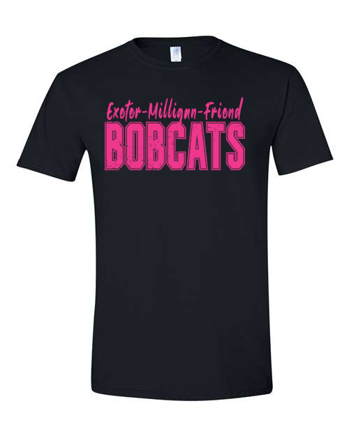Adult Black EMF Bobcats Tee