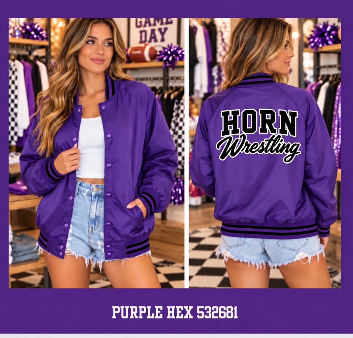 HORN Wrestling Bomber Jacket