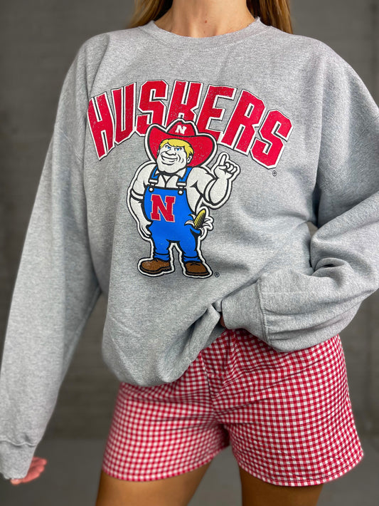 Huskers Herbie Crewneck