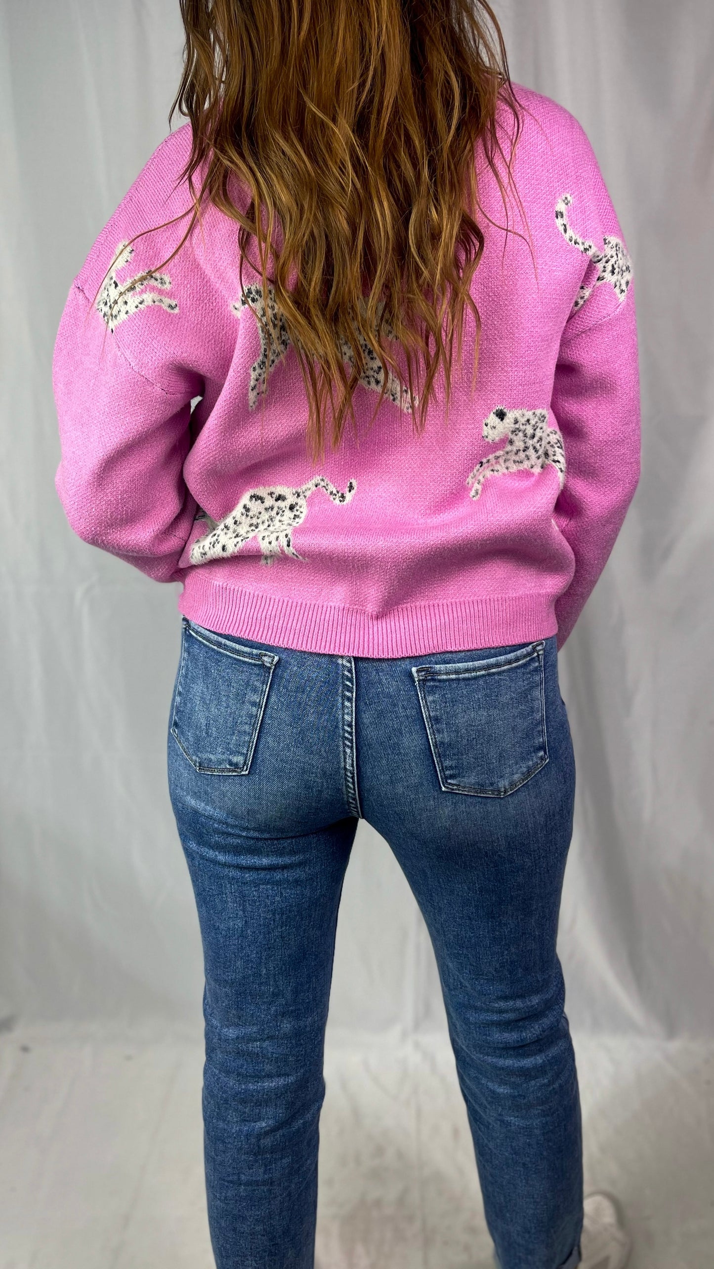 Wild Hearts Pink Sweater