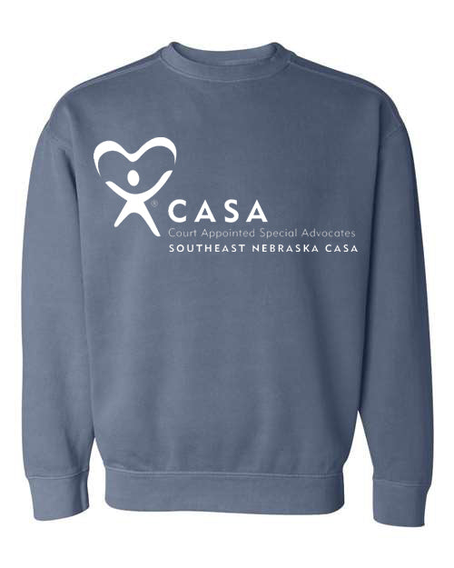 CASA Vintage Washed Crew- Bluejean