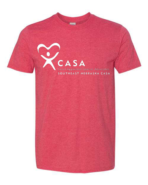 CASA Soft Style Tee- Heather Red