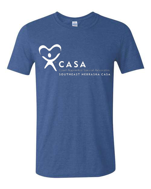 CASA Soft Style Tee- Heather Royal