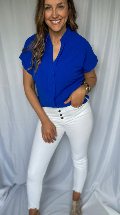 By The Water Royal Blue Top