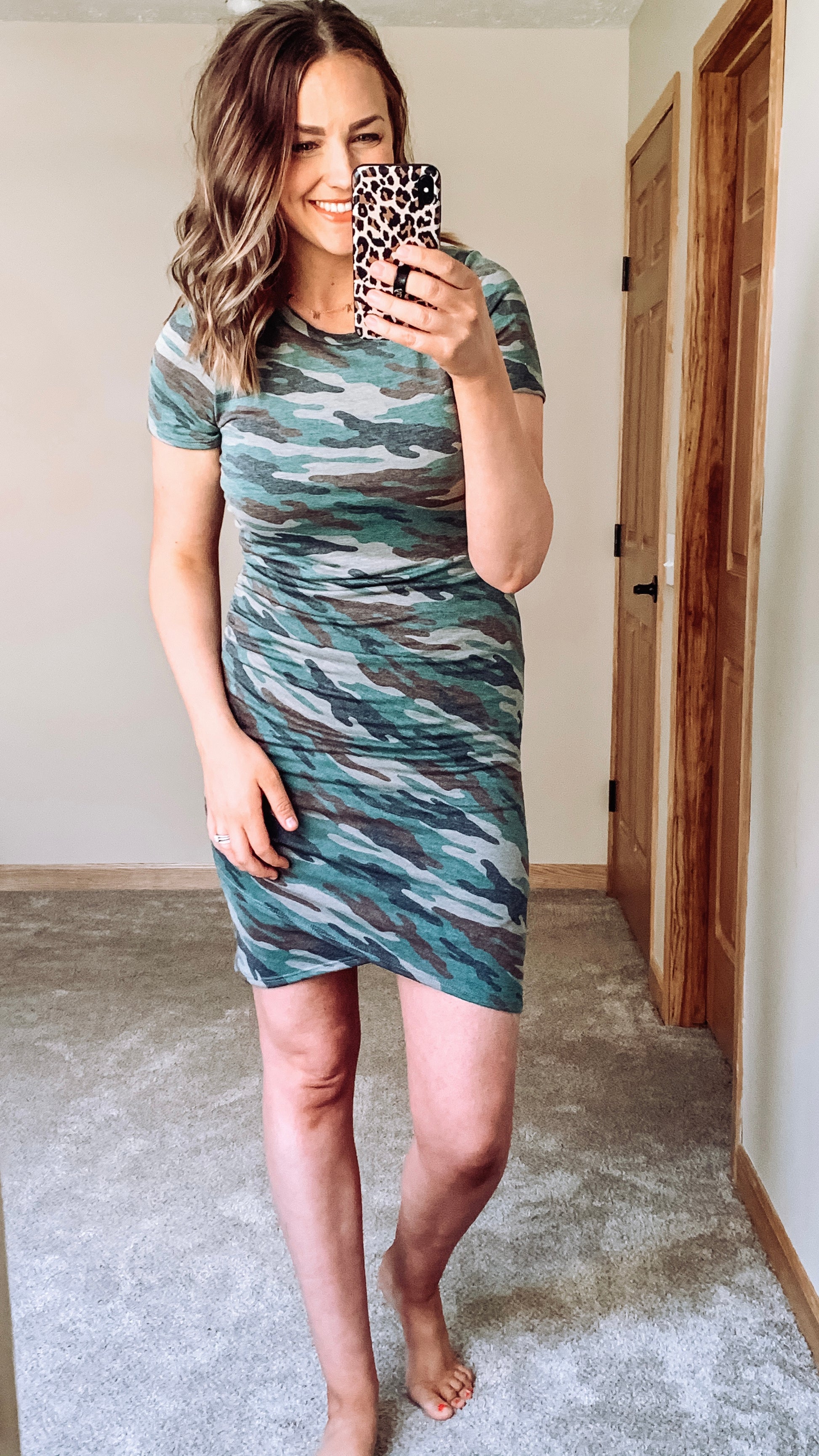 Camo T-Shirt Dress T. Squared Co. Camo T-Shirt Dress T. Squared Co.